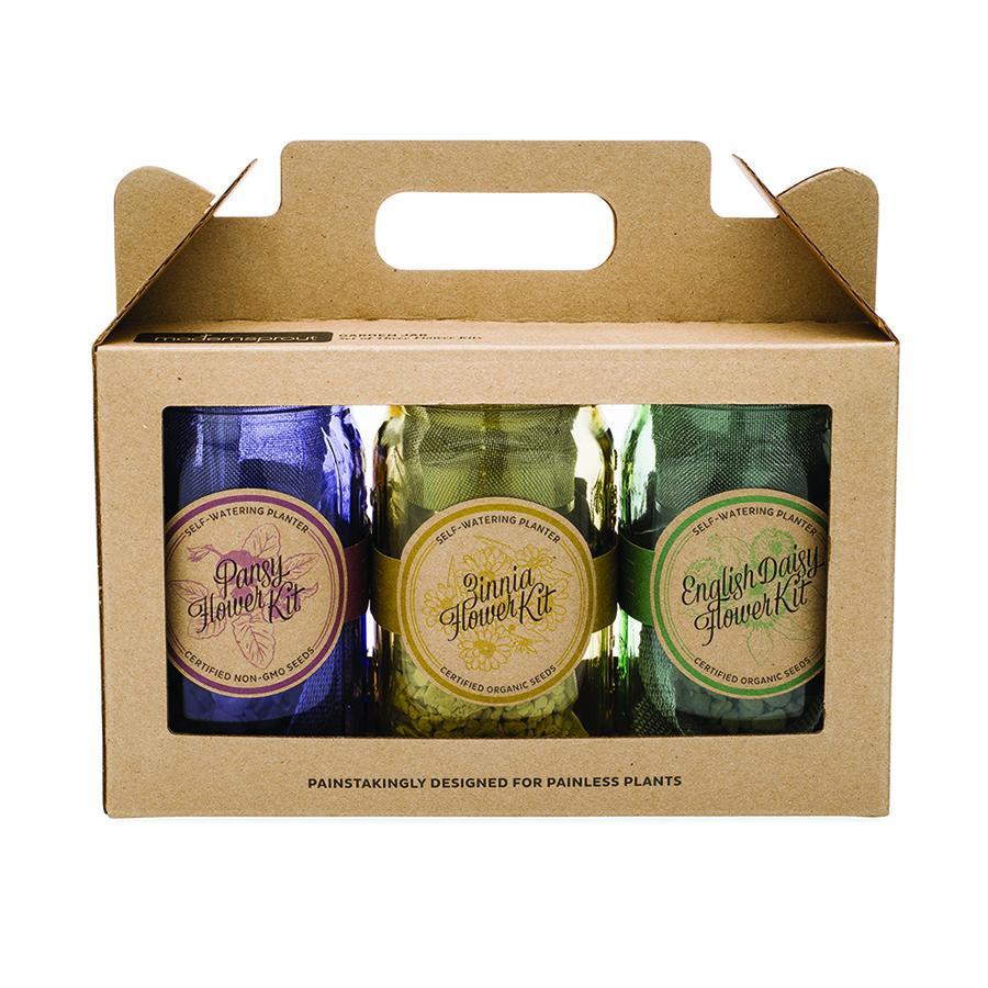 Vasos de jardim de flores